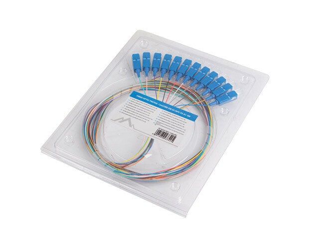 PIGTAIL FIBEROPTISK SM SC/UPC SEMI TIGHT 9/125 G657A1 12X2M MULTICOLOUR LANBERG