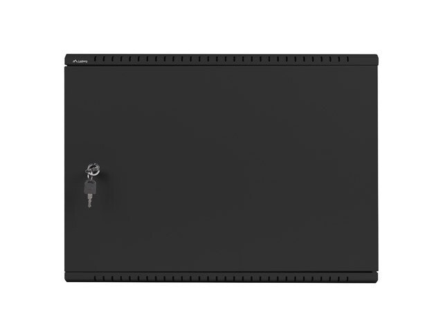 RACKSKÅP 19" VÄGGMONTERAT 4U+3U/540X200 LÅGPROFIL SVART LANBERG (MONTERAT)