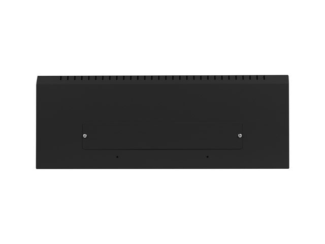 RACKSKÅP 19" VÄGGMONTERAT 4U+3U/540X200 LÅGPROFIL SVART LANBERG (MONTERAT)