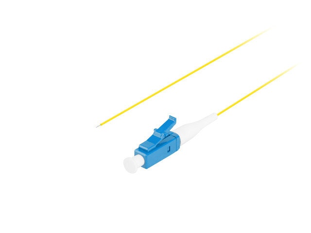 PIGTAIL FIBEROPTISK SM LC/UPC EASY STRIP 9/125 G657A1 2M GUL LANBERG