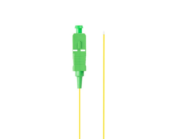 PIGTAIL FIBEROPTISK SM SC/APC ST 9/125 G657A1 2M GUL LANBERG