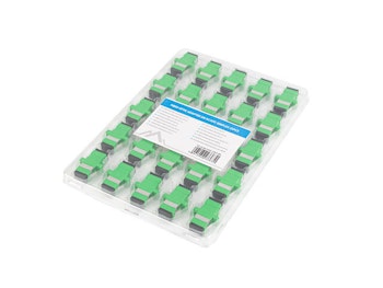 FIBEROPTISK ADAPTER SM SC/APC SIMPLEX 25ST. LANBERG