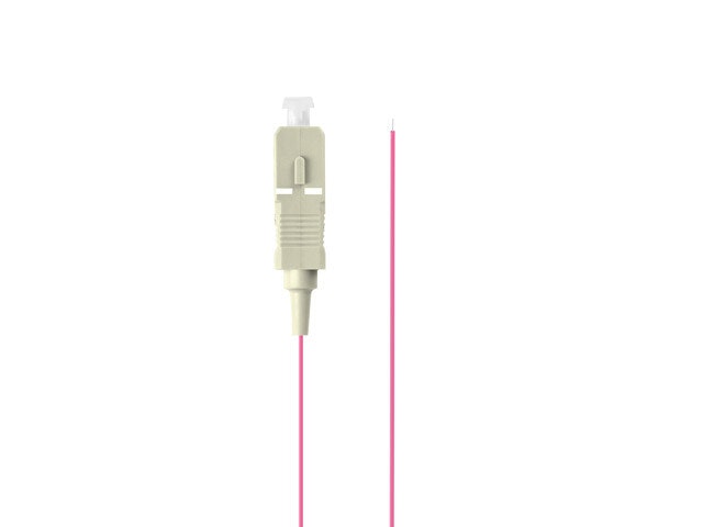 PIGTAIL FIBEROPTISK MM SC/UPC OM4 EASY STRIP 50/125 2M VIOLETT LANBERG