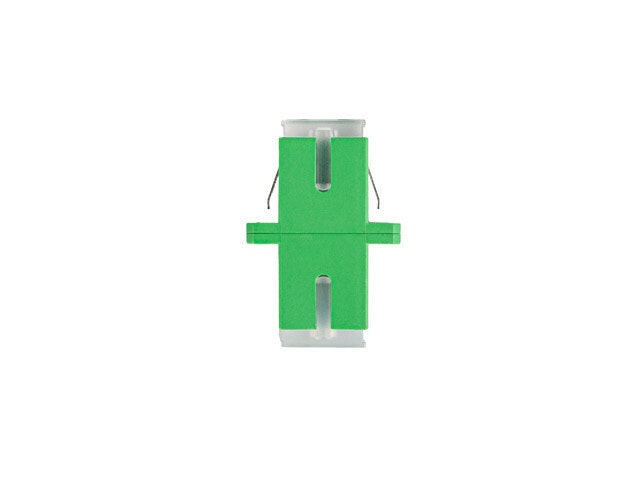 FIBEROPTISK ADAPTER SM SC/APC SIMPLEX TRANSPARENT LOCK 25 ST. LANBERG