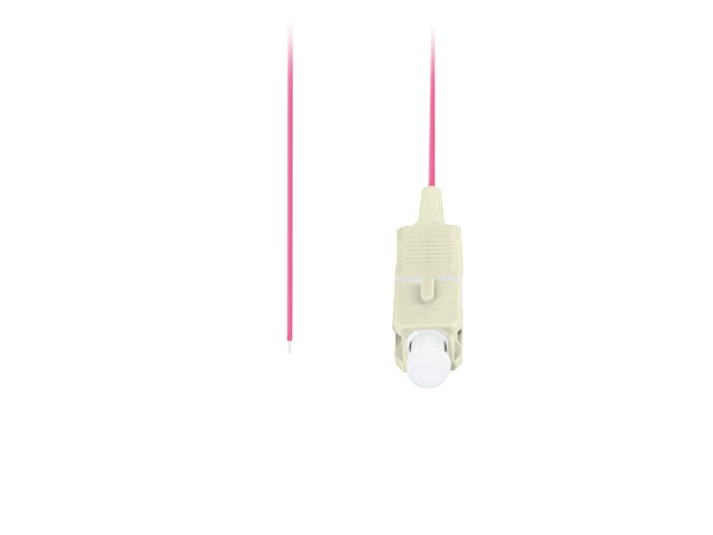 PIGTAIL FIBEROPTISK MM SC/UPC OM4 EASY STRIP 50/125 2M VIOLETT LANBERG