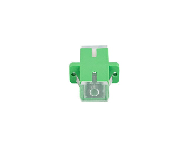 FIBEROPTISK ADAPTER SM SC/APC SIMPLEX TRANSPARENT LOCK 25 ST. LANBERG