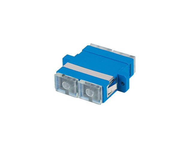 FIBEROPTISK ADAPTER SM SC/UPC DUPLEX TRANSPARENT LANBERG