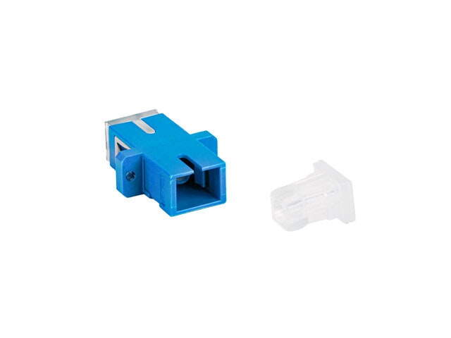 FIBEROPTISK ADAPTER SM SC/UPC SIMPLEX TRANSPARENT LANBERG