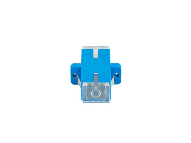 FIBEROPTISK ADAPTER SM SC/UPC SIMPLEX TRANSPARENT LANBERG