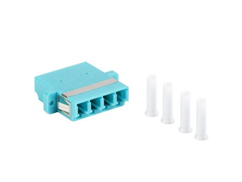 FIBEROPTISK ADAPTER MM LC/UPC QUAD OM3 LANBERG