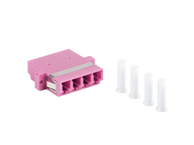 FIBEROPTISK ADAPTER MM LC/UPC QUAD OM4 LANBERG