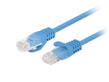 PATCHKABEL CAT.5E UTP 1,5M BLÅ FLUKE PASSERADE LANBERG 10-PACK