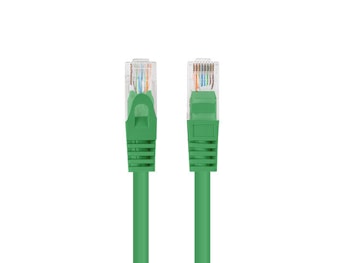 PATCHKABEL CAT.5E UTP 1,5M GRÖN FLUKE PASSED LANBERG 10-PACK