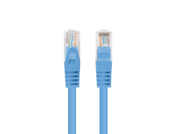 PATCHKABEL CAT.6 UTP 1,5M BLÅ FLUKE PASSED LANBERG 10-PACK