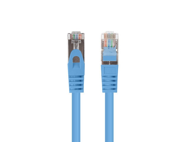 PATCHKABEL CAT.6 FTP 0,5M BLÅ FLUKE PASSERADE LANBERG 10-PACK