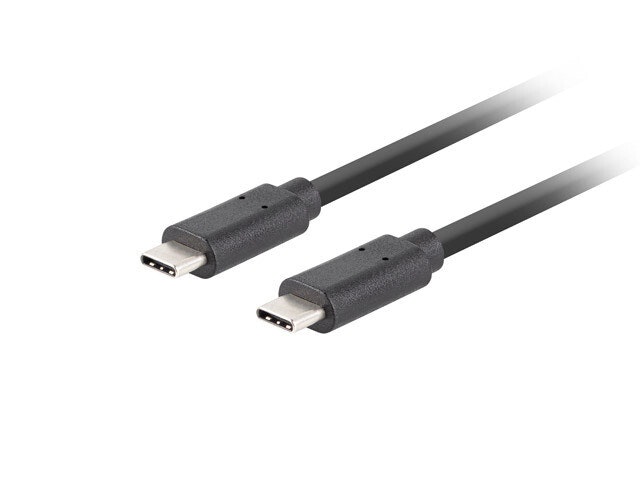 USB-C M/M 3.1 GEN 2 KABEL 1,8M 10GB/S PD100W SVART LANBERG