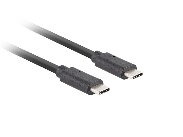 USB-C M/M 3.1 GEN 2 KABEL 1,8M 10GB/S PD100W SVART LANBERG