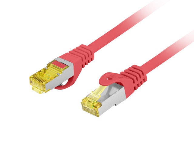 PATCHKABEL CAT.6A S/FTP LSZH CU 1M RÖD FLUKE PASSED LANBERG