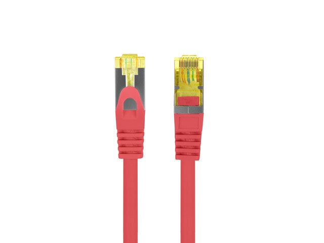 PATCHKABEL CAT.6A S/FTP LSZH CU 1,5M RÖD FLUKE PASSERADE LANBERG