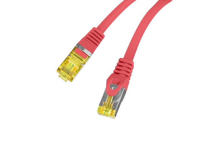 PATCHKABEL CAT.6A S/FTP LSZH CU 2M RÖD FLUKE PASSED LANBERG