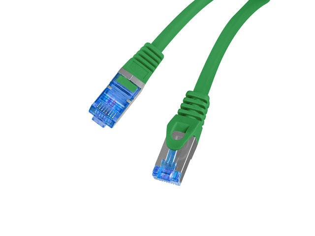 PATCHKABEL CAT.6A S/FTP LSZH CCA 0,25M GRÖN FLUKE PASSERADE LANBERG