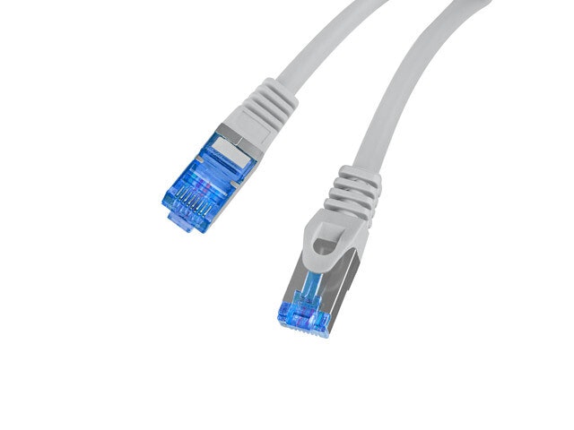 PATCHKABEL CAT.6A S/FTP LSZH CCA 0,25M GRÅ FLUKE PASSED LANBERG