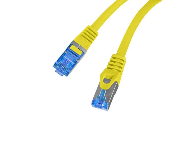 PATCHKABEL CAT.6A S/FTP LSZH CCA 0,25M GUL FLUKE PASSERADE LANBERG