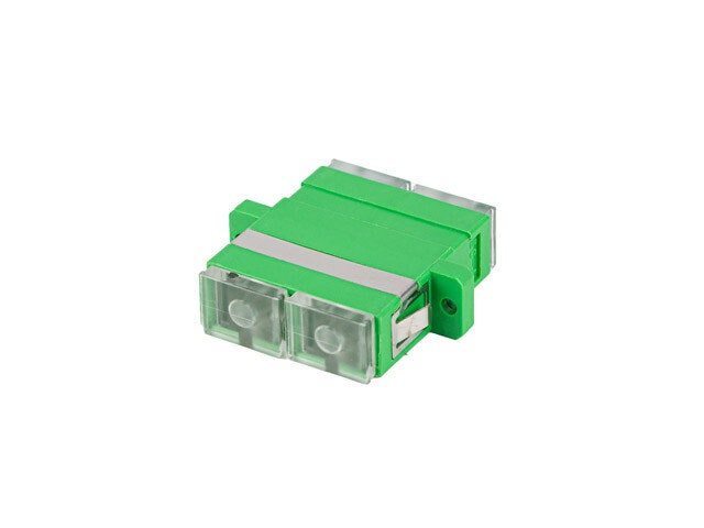 FIBEROPTISK ADAPTER SM SC/APC DUPLEX TRANSPARENT LOCK LANBERG