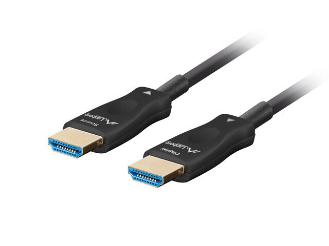 HDMI M/M V2.1 KABEL 20M OPTISK SVART AOC LANBERG