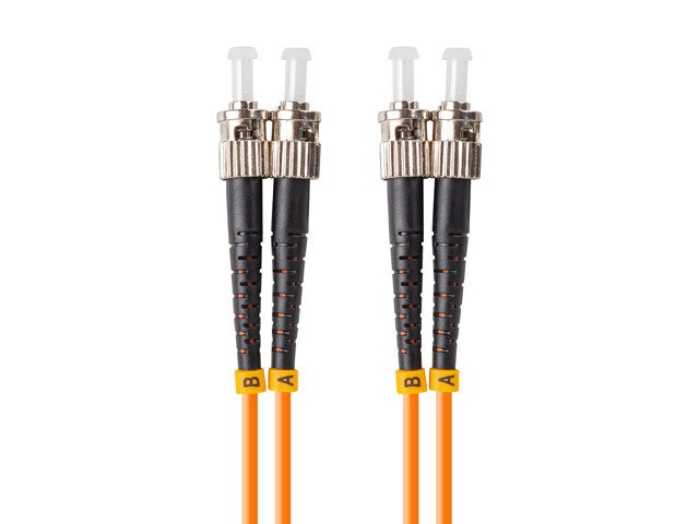 FIBEROPTISK PATCHKABEL MM ST/UPC-ST/UPC DUPLEX 5M LSZH OM2 50/125 3,0MM ORANGE LANBERG