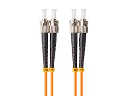 FIBEROPTISK PATCHKABEL MM ST/UPC-ST/UPC DUPLEX 10M LSZH OM2 50/125 3,0MM ORANGE LANBERG
