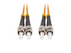 FIBEROPTISK PATCHKABEL MM ST/UPC-ST/UPC DUPLEX 15M LSZH OM2 50/125 3,0MM ORANGE LANBERG