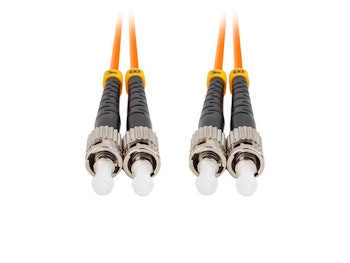 FIBEROPTISK PATCHKABEL MM ST/UPC-ST/UPC DUPLEX 15M LSZH OM2 50/125 3,0MM ORANGE LANBERG