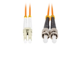 FIBEROPTISK PATCHKABEL MM ST/UPC-LC/UPC DUPLEX 15M LSZH OM2 50/125 3,0MM ORANGE LANBERG