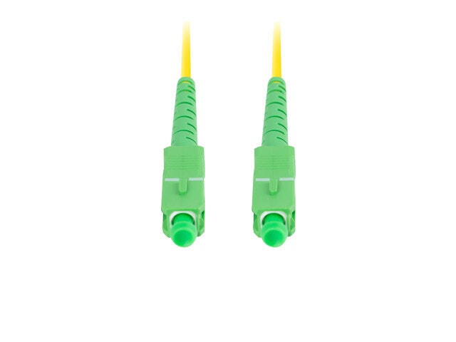 FIBEROPTISK PATCHKABEL SM SC/APC-SC/APC SIMPLEX 2M LSZH G657A1 3.0MM GUL LANBERG