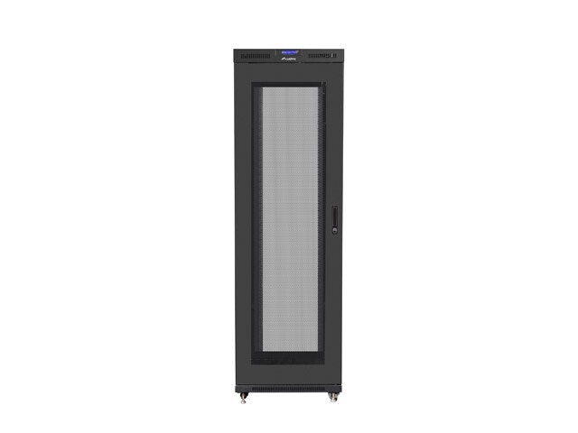 RACKSKÅP 19" FRISTÅENDE 42U/800X1200 (FLAT PACK) MED NÄTDÖRR LCD SVART LANBERG V2