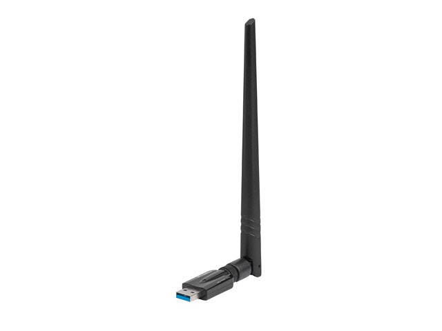 USB-ADAPTER TRÅDLÖST NÄTVERKSKORT LANBERG NC-1200-WIE AC1200 DUAL BAND 1X INTERN + 1X EXTERN ANT