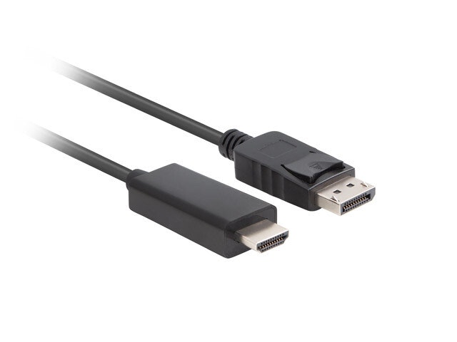 undefinedDISPLAYPORT(M) V1.1 ->HDMI(M) KABEL 1M SVART LANBERGundefined