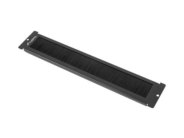 19" FRISTÅENDE (FF01 MED LCD-PANEL) KABELGENOMFÖRING BORSTPANEL SVART LANBERG AK-1106-B