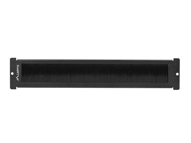 19" FRISTÅENDE (FF01 MED LCD-PANEL) KABELGENOMFÖRING BORSTPANEL SVART LANBERG AK-1106-B