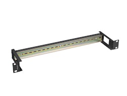 MONTERINGSSKENA DIN TS-35 19" 1U SVART LANBERG