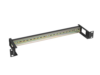 MONTERINGSSKENA DIN TS-35 19" 1U SVART LANBERG