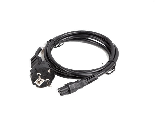 undefinedCEE 7/7 (MICKEY)->IEC 320 C5 NÄTSLADD 1,8M VDE SVART RAK LANBERGundefined