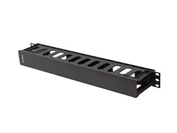 19" KABELHANTERINGSPLAST 1U TYP A SVART LANBERG