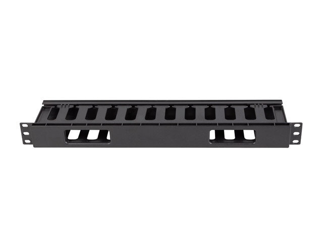 19" KABELHANTERINGSPLAST 1U TYP A SVART LANBERG