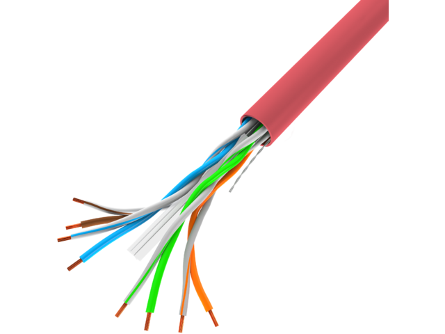 LAN-KABEL 1GB/S 305M SOLID CCA RÖD LANBERG