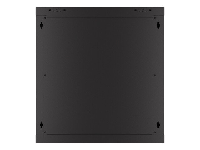 RACKSKÅP 19" VÄGGMONTERAT 12U/600X450 MED PERFORERAD DÖRR SVART LANBERG (FLAT PACK)