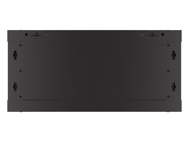 RACKSKÅP 19" VÄGGMONTERAT 4U/600X450 MED PERFORERAD DÖRR SVART LANBERG (FLAT PACK)