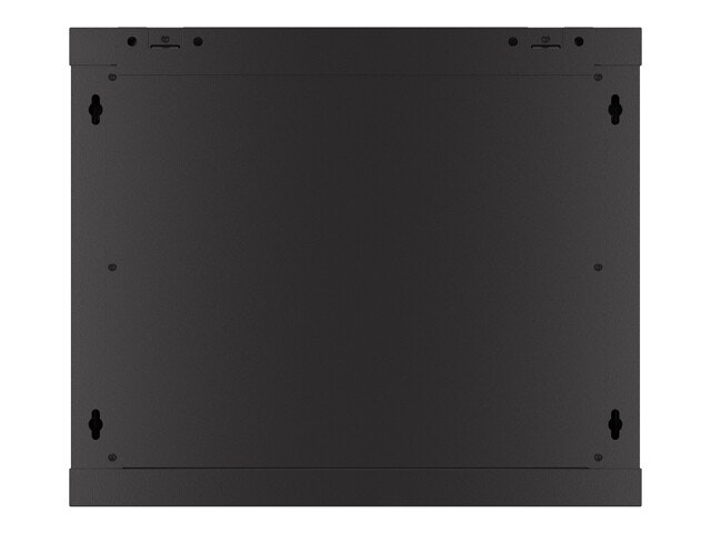 RACKSKÅP 19" VÄGGMONTERAT 9U/600X450 MED PERFORERAD DÖRR SVART LANBERG (FLAT PACK)