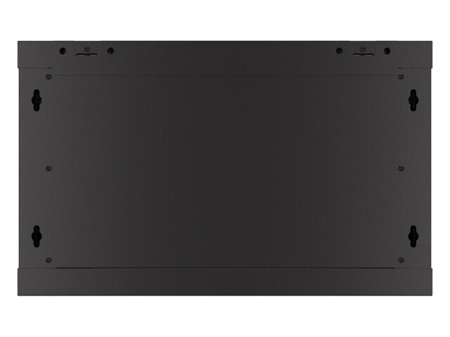 RACKSKÅP 19" VÄGGMONTERAT 6U/600X450 MED PERFORERAD DÖRR SVART LANBERG (FLAT PACK)